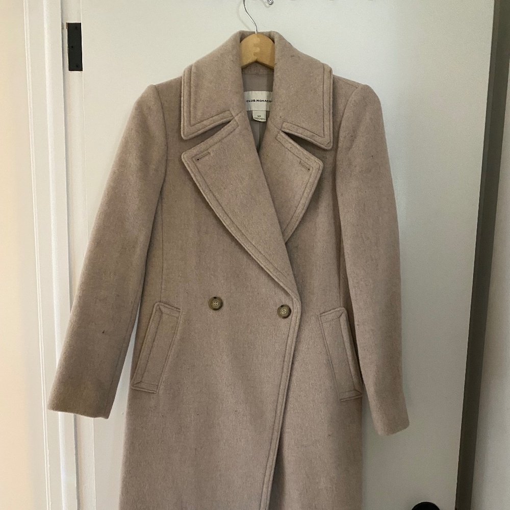 Club Monaco Midi Length Coat